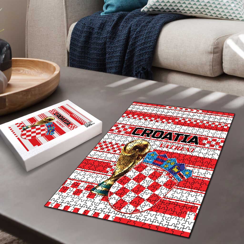 World Football Croatia 2026 Puzzle Vatreni Hrabar Broj - Wonder Print Shop