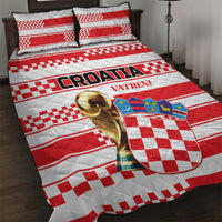 World Football Croatia 2026 Quilt Bed Set Vatreni Hrabar Broj - Wonder Print Shop