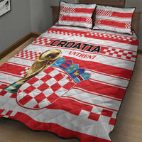 World Football Croatia 2026 Quilt Bed Set Vatreni Hrabar Broj - Wonder Print Shop