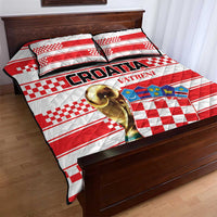 World Football Croatia 2026 Quilt Bed Set Vatreni Hrabar Broj - Wonder Print Shop
