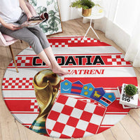 World Football Croatia 2026 Round Carpet Vatreni Hrabar Broj - Wonder Print Shop