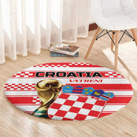 World Football Croatia 2026 Round Carpet Vatreni Hrabar Broj - Wonder Print Shop