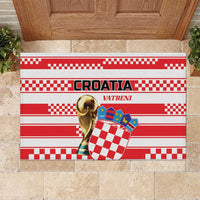 World Football Croatia 2026 Rubber Doormat Vatreni Hrabar Broj - Wonder Print Shop