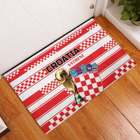 World Football Croatia 2026 Rubber Doormat Vatreni Hrabar Broj - Wonder Print Shop