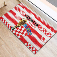 World Football Croatia 2026 Rubber Doormat Vatreni Hrabar Broj - Wonder Print Shop