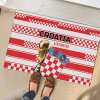 World Football Croatia 2026 Rubber Doormat Vatreni Hrabar Broj - Wonder Print Shop