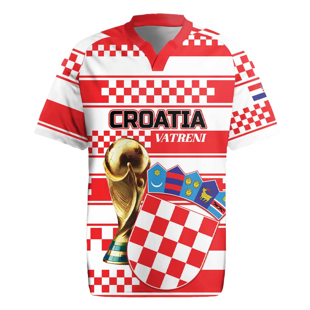 Custom World Football Croatia 2026 Rugby Jersey Vatreni Hrabar Broj - Wonder Print Shop