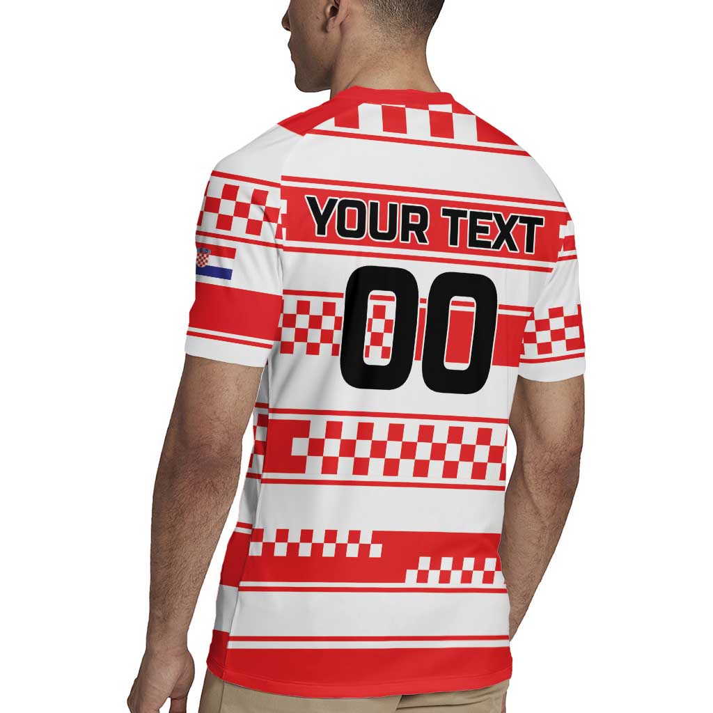 Custom World Football Croatia 2026 Rugby Jersey Vatreni Hrabar Broj - Wonder Print Shop