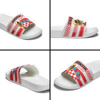World Football Croatia 2026 Slide Sandals Vatreni Hrabar Broj - Wonder Print Shop