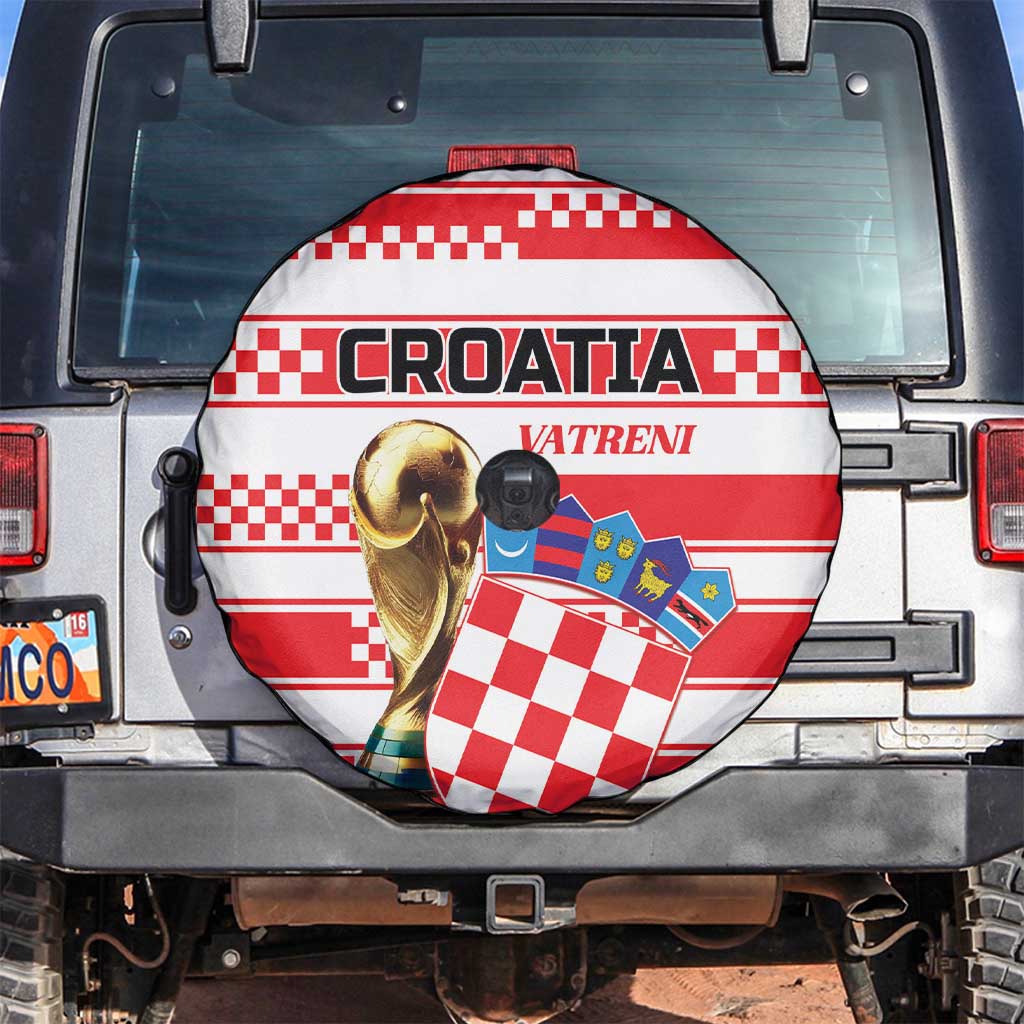 World Football Croatia 2026 Spare Tire Cover Vatreni Hrabar Broj - Wonder Print Shop