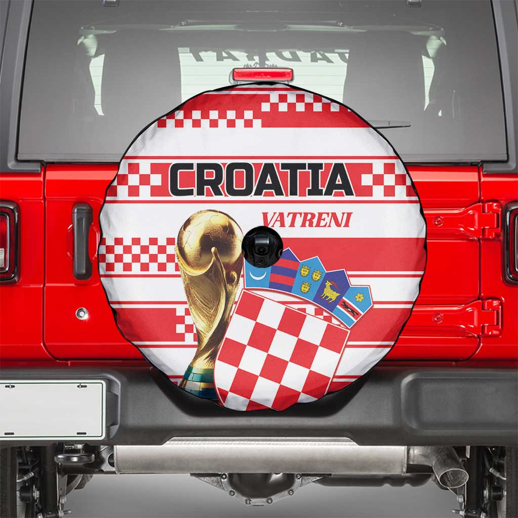 World Football Croatia 2026 Spare Tire Cover Vatreni Hrabar Broj - Wonder Print Shop