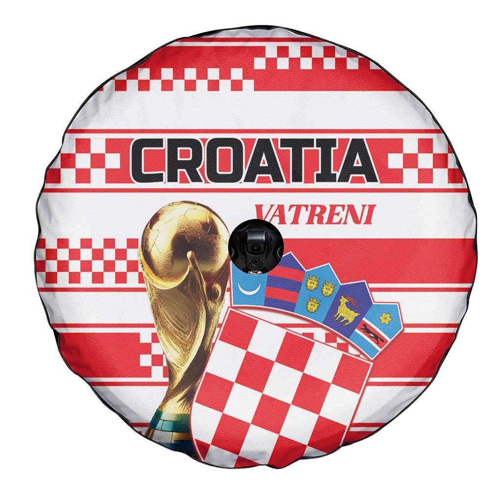 World Football Croatia 2026 Spare Tire Cover Vatreni Hrabar Broj - Wonder Print Shop
