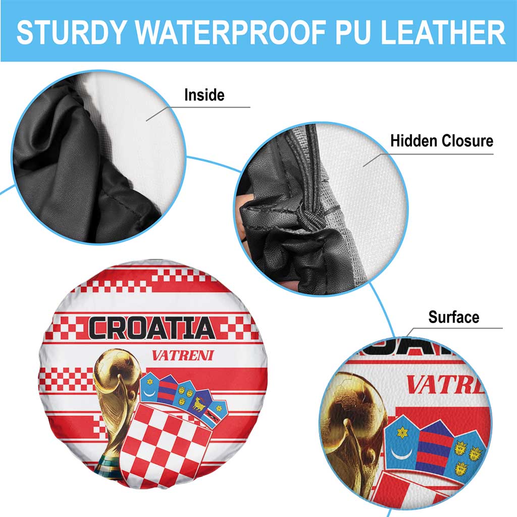 World Football Croatia 2026 Spare Tire Cover Vatreni Hrabar Broj - Wonder Print Shop