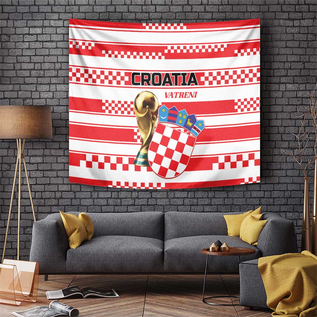 World Football Croatia 2026 Tapestry Vatreni Hrabar Broj - Wonder Print Shop
