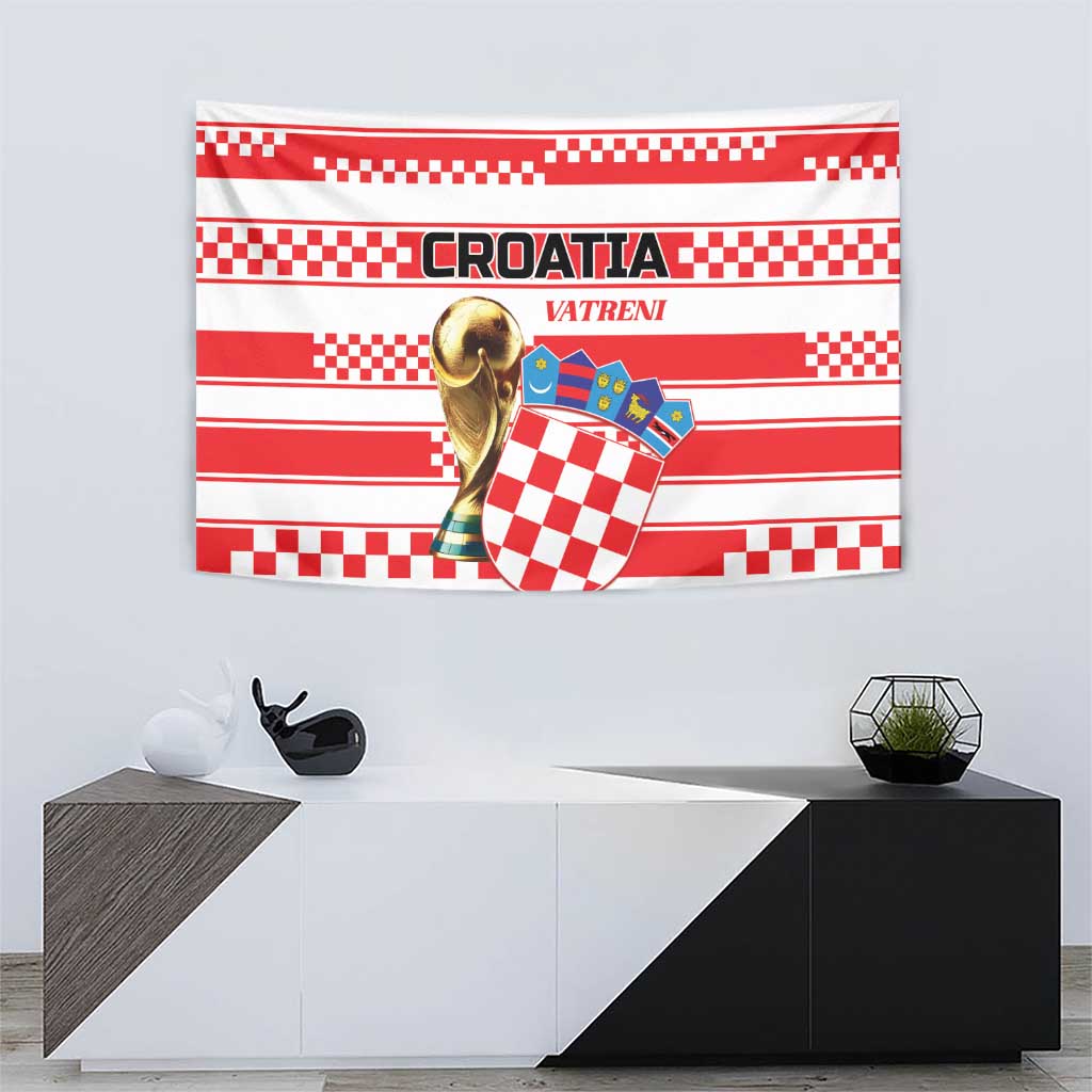World Football Croatia 2026 Tapestry Vatreni Hrabar Broj - Wonder Print Shop