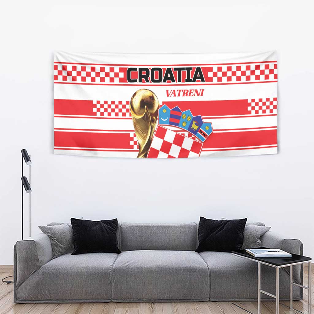 World Football Croatia 2026 Tapestry Vatreni Hrabar Broj - Wonder Print Shop