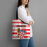 World Football Croatia 2026 Tote Bag Vatreni Hrabar Broj - Wonder Print Shop