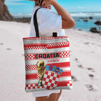 World Football Croatia 2026 Tote Bag Vatreni Hrabar Broj - Wonder Print Shop