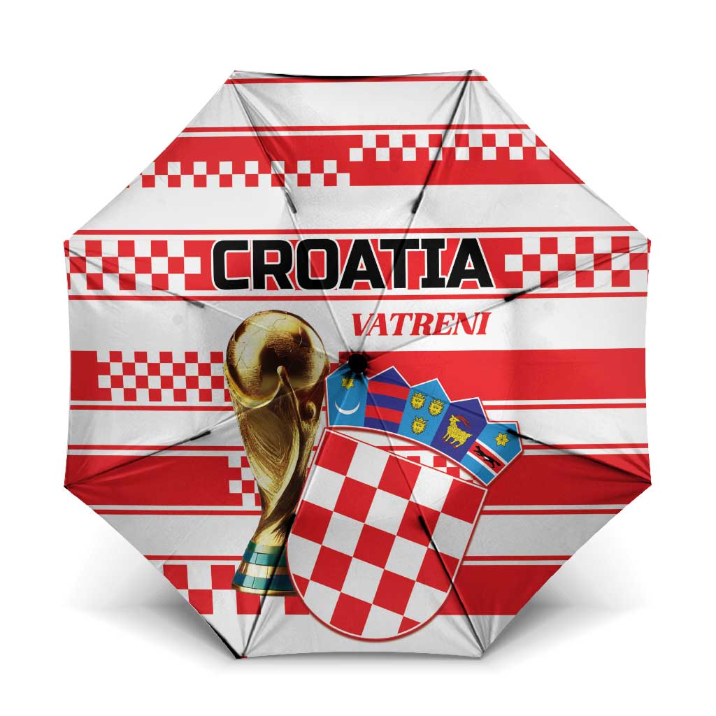 World Football Croatia 2026 Umbrella Vatreni Hrabar Broj - Wonder Print Shop