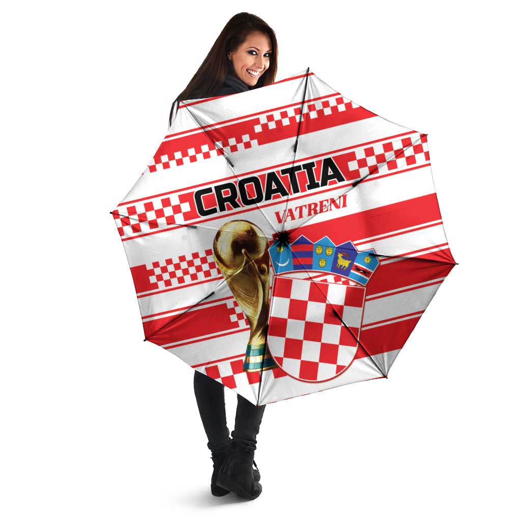 World Football Croatia 2026 Umbrella Vatreni Hrabar Broj - Wonder Print Shop