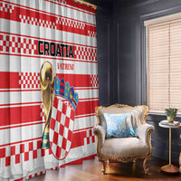 World Football Croatia 2026 Window Curtain Vatreni Hrabar Broj - Wonder Print Shop