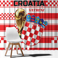 World Football Croatia 2026 Window Curtain Vatreni Hrabar Broj - Wonder Print Shop