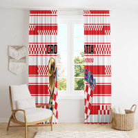 World Football Croatia 2026 Window Curtain Vatreni Hrabar Broj - Wonder Print Shop