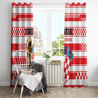 World Football Croatia 2026 Window Curtain Vatreni Hrabar Broj - Wonder Print Shop