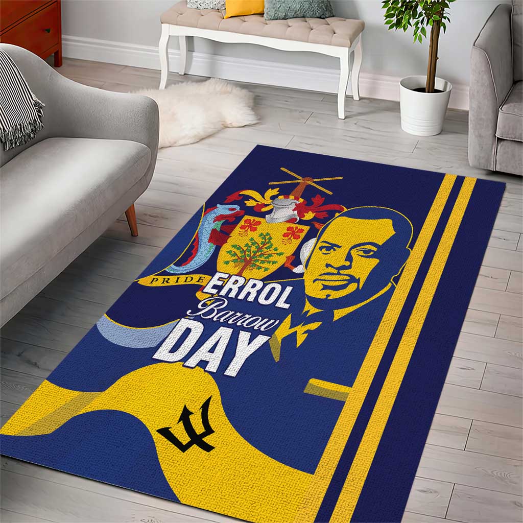 Barbados Errol Barrow Day Area Rug Barbadian Father of Independence