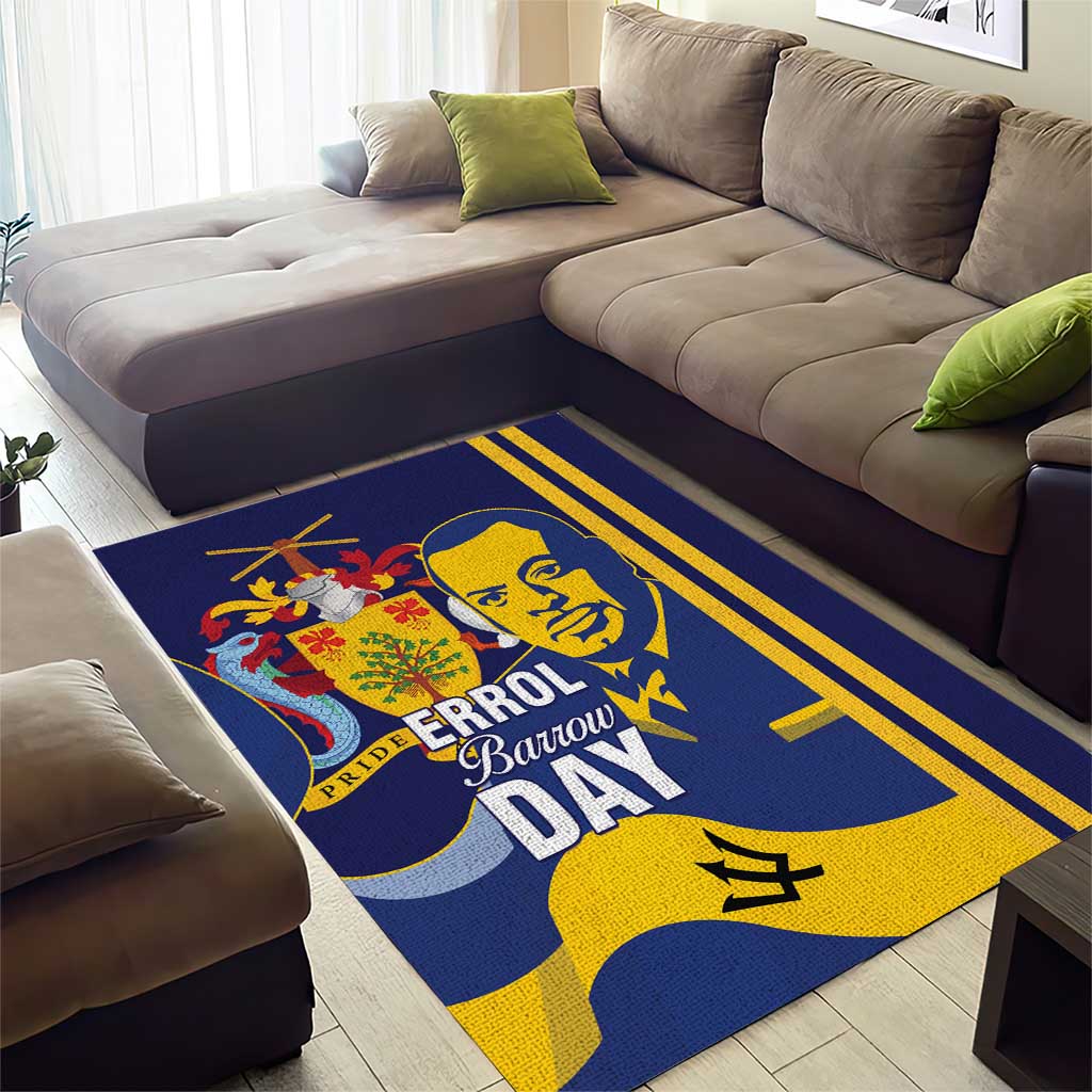 Barbados Errol Barrow Day Area Rug Barbadian Father of Independence