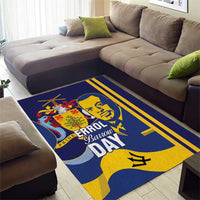 Barbados Errol Barrow Day Area Rug Barbadian Father of Independence