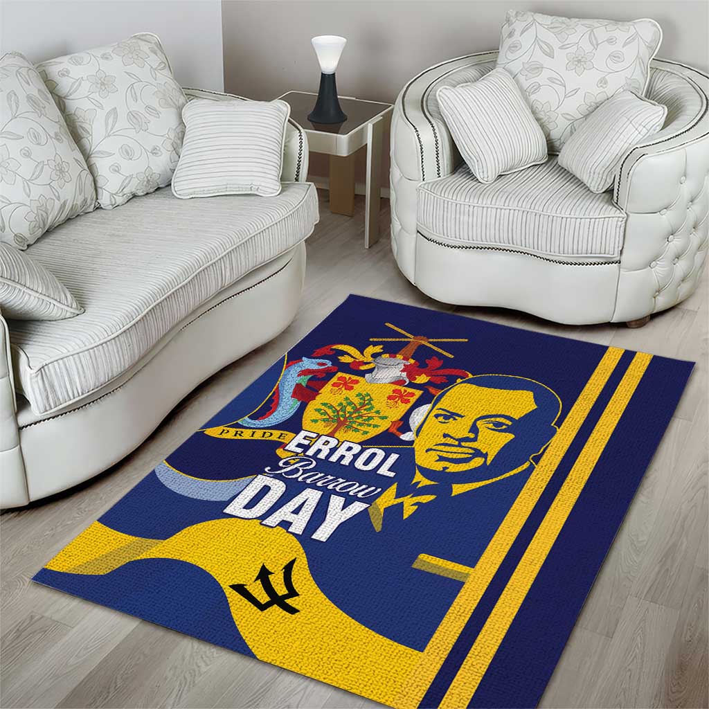 Barbados Errol Barrow Day Area Rug Barbadian Father of Independence