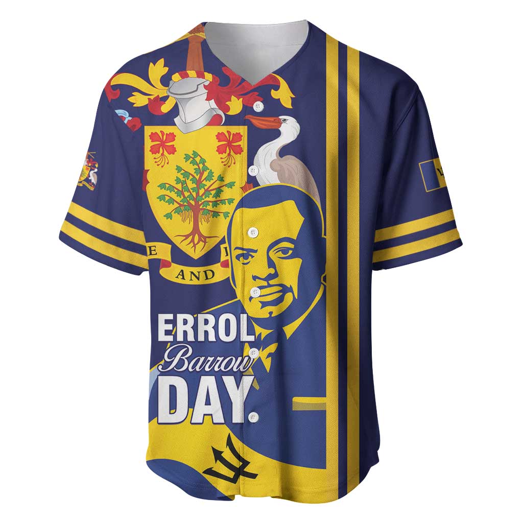 Barbados Errol Barrow Day Baseball Jersey Barbadian Father of Independence