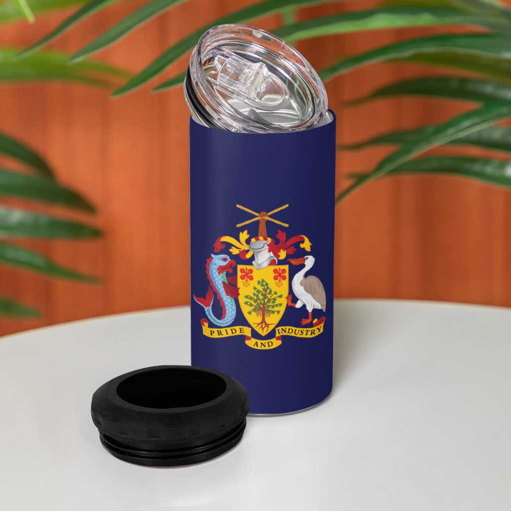 Barbados Errol Barrow Day 4 in 1 Can Cooler Tumbler Barbadian Father of Independence
