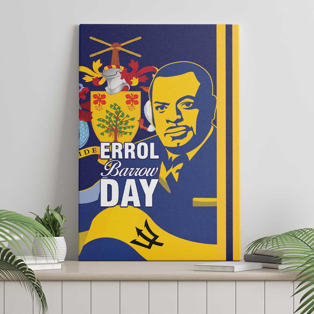 Barbados Errol Barrow Day Canvas Wall Art Barbadian Father of Independence