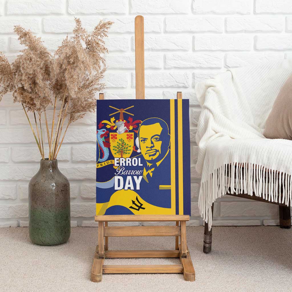 Barbados Errol Barrow Day Canvas Wall Art Barbadian Father of Independence