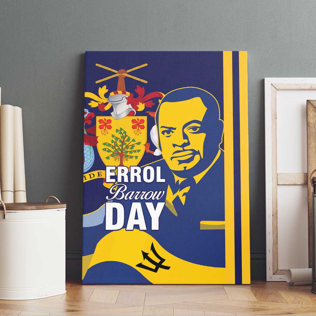 Barbados Errol Barrow Day Canvas Wall Art Barbadian Father of Independence