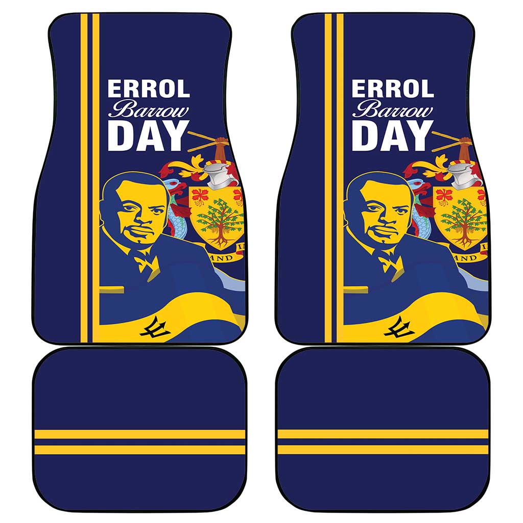 Barbados Errol Barrow Day Car Mats Barbadian Father of Independence