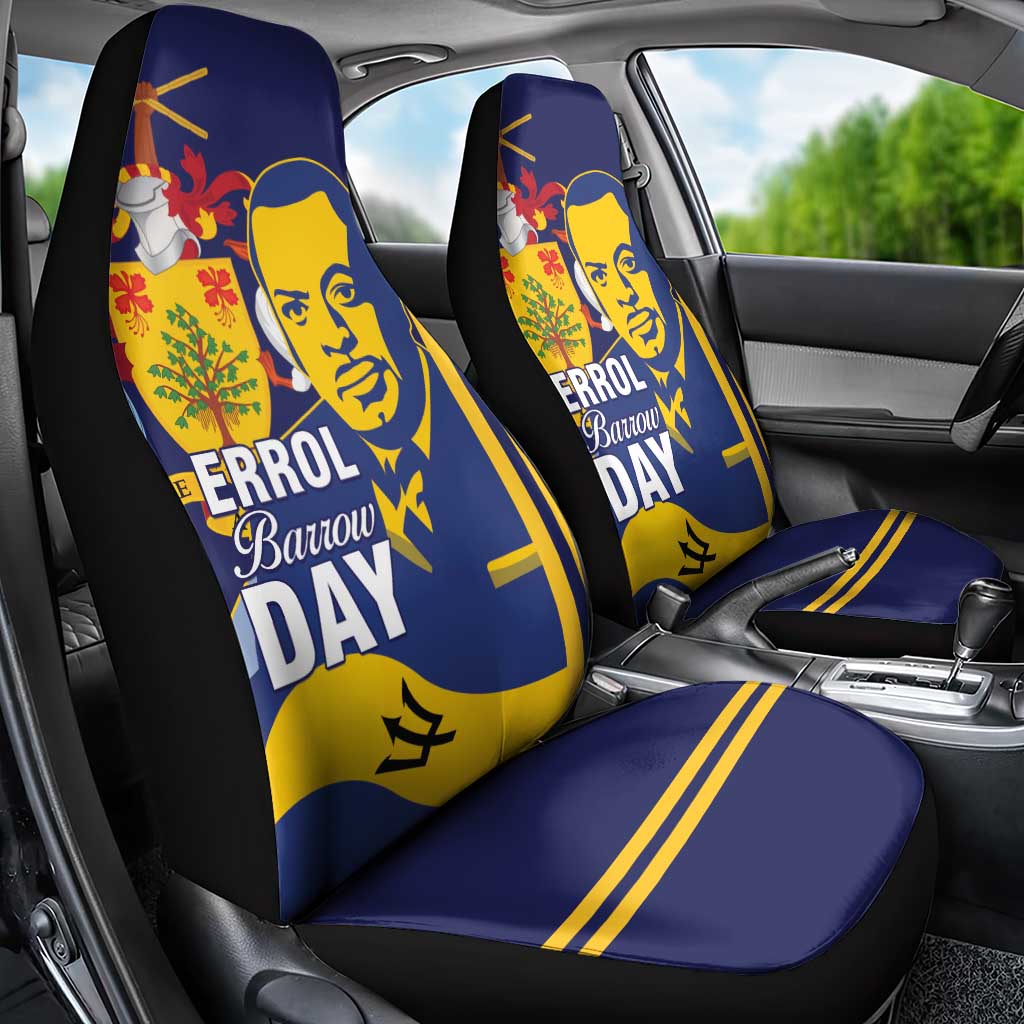 Barbados Errol Barrow Day Car Seat Cover Barbadian Father of Independence