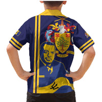 Barbados Errol Barrow Day Family Matching Mermaid Dress and Hawaiian Shirt Barbadian Father of Independence