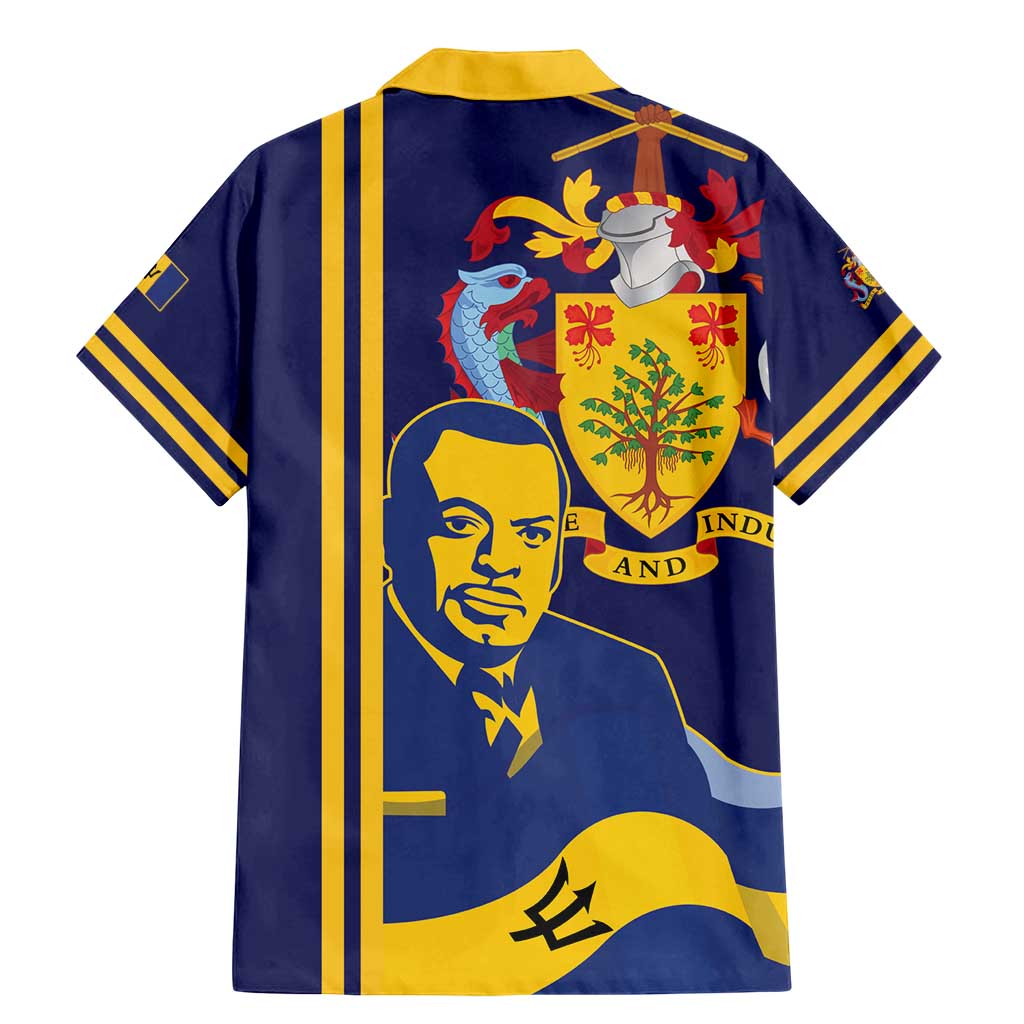 Barbados Errol Barrow Day Family Matching Mermaid Dress and Hawaiian Shirt Barbadian Father of Independence