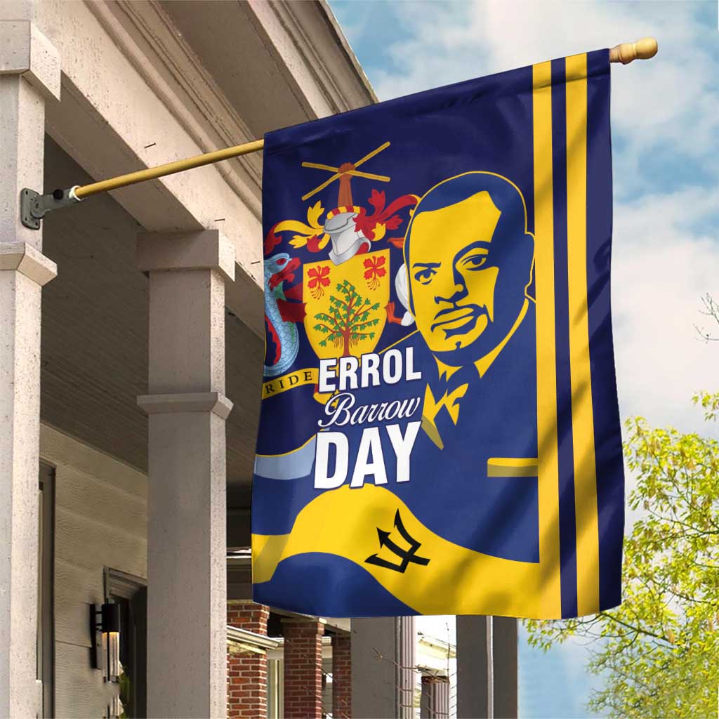 Barbados Errol Barrow Day Garden Flag Barbadian Father of Independence