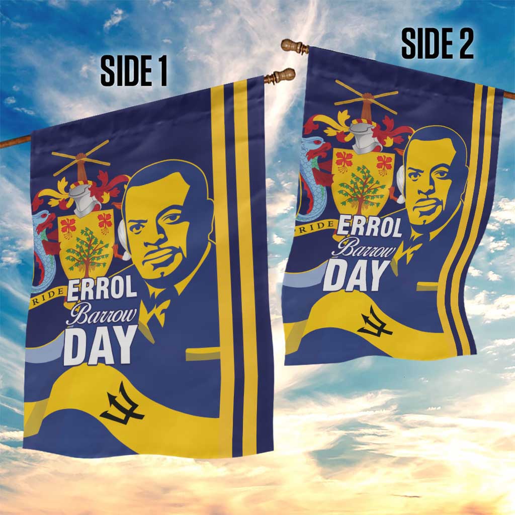 Barbados Errol Barrow Day Garden Flag Barbadian Father of Independence