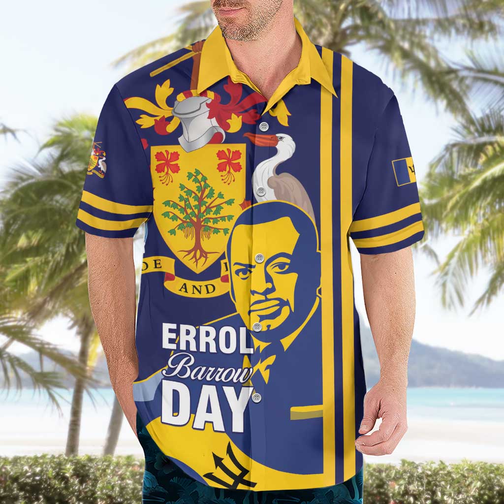 Barbados Errol Barrow Day Hawaiian Shirt Barbadian Father of Independence