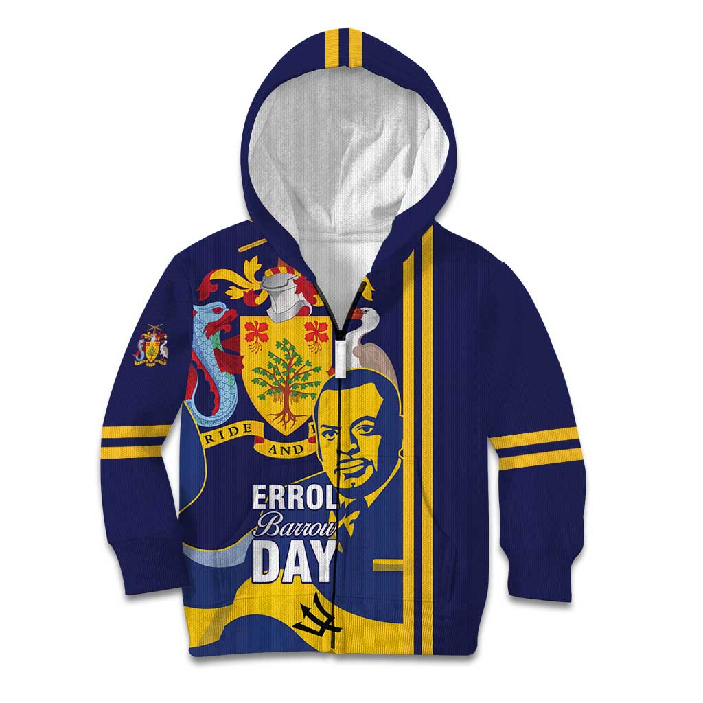 Barbados Errol Barrow Day Kid Hoodie Barbadian Father of Independence