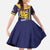 Barbados Errol Barrow Day Kid Short Sleeve Dress Barbadian Father of Independence