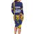 Barbados Errol Barrow Day Long Sleeve Bodycon Dress Barbadian Father of Independence