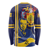 Barbados Errol Barrow Day Long Sleeve Shirt Barbadian Father of Independence
