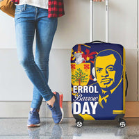 Barbados Errol Barrow Day Luggage Cover Barbadian Father of Independence