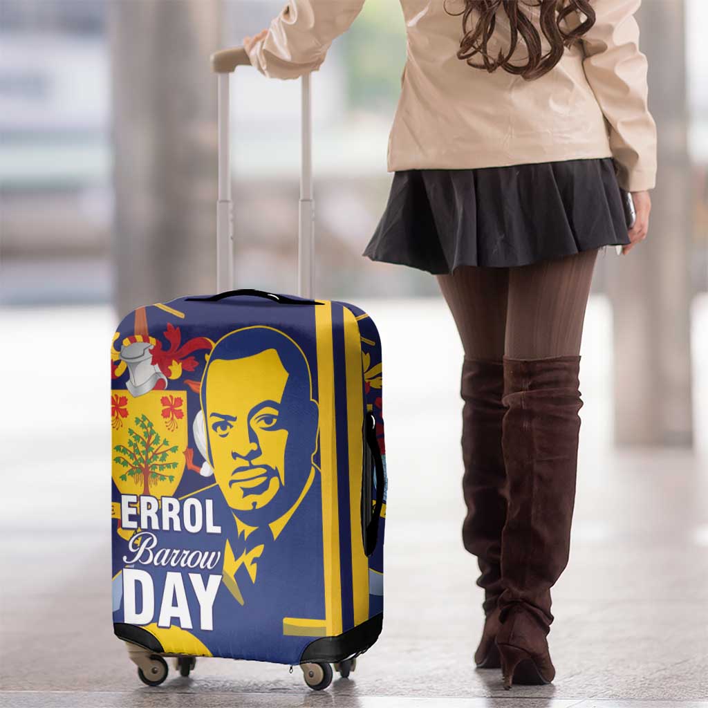 Barbados Errol Barrow Day Luggage Cover Barbadian Father of Independence